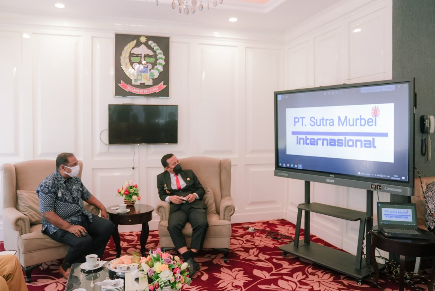 Tertarik Jajaki Investasi Sutera di Sulsel, Investor Asal Hongkong Temui Gubernur Sudirman 